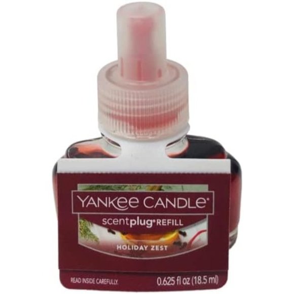Yankee Candle Stocking Stuffer Scent Plug Diffuser w/ Light Holiday Zest Refill - Picture 2 of 5